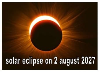 solar eclipse on 2 august 2027