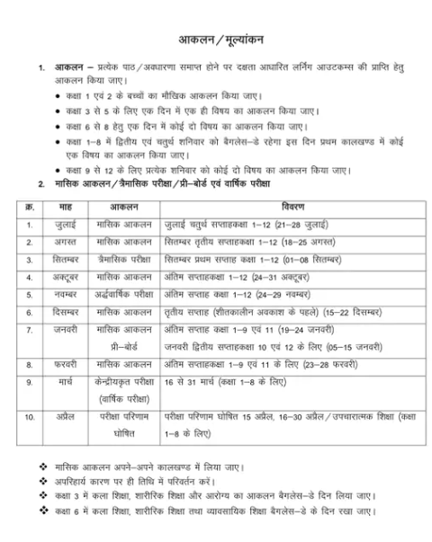 Education Department Release Calendar 2025 : शिक्षा विभाग ने जारी किया कैलेण्डर अब शनिवार को नहीं होगा हाफ डे देखिये पूरी खबर 2 Education Department Release Calendar 2025-26