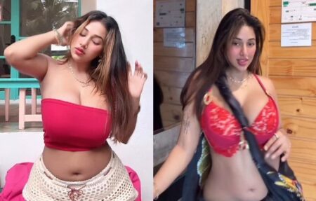indian russian bhabhi viral video black saree and bra goes viral