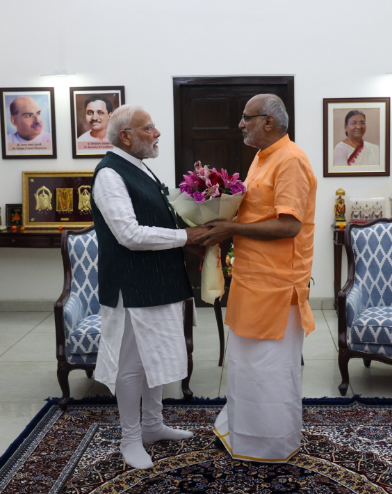 CP Radhakrishnan Vice President : NDA उम्मीदवार सीपी राधाकृष्णन बने भारत के नए उपराष्ट्रपति देखिये पूरी खबर 1 CP Radhakrishnan New Vice President