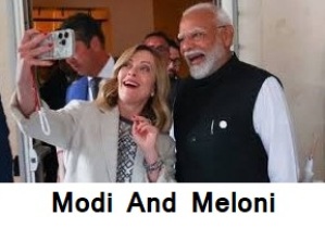 Modi And Meloni
