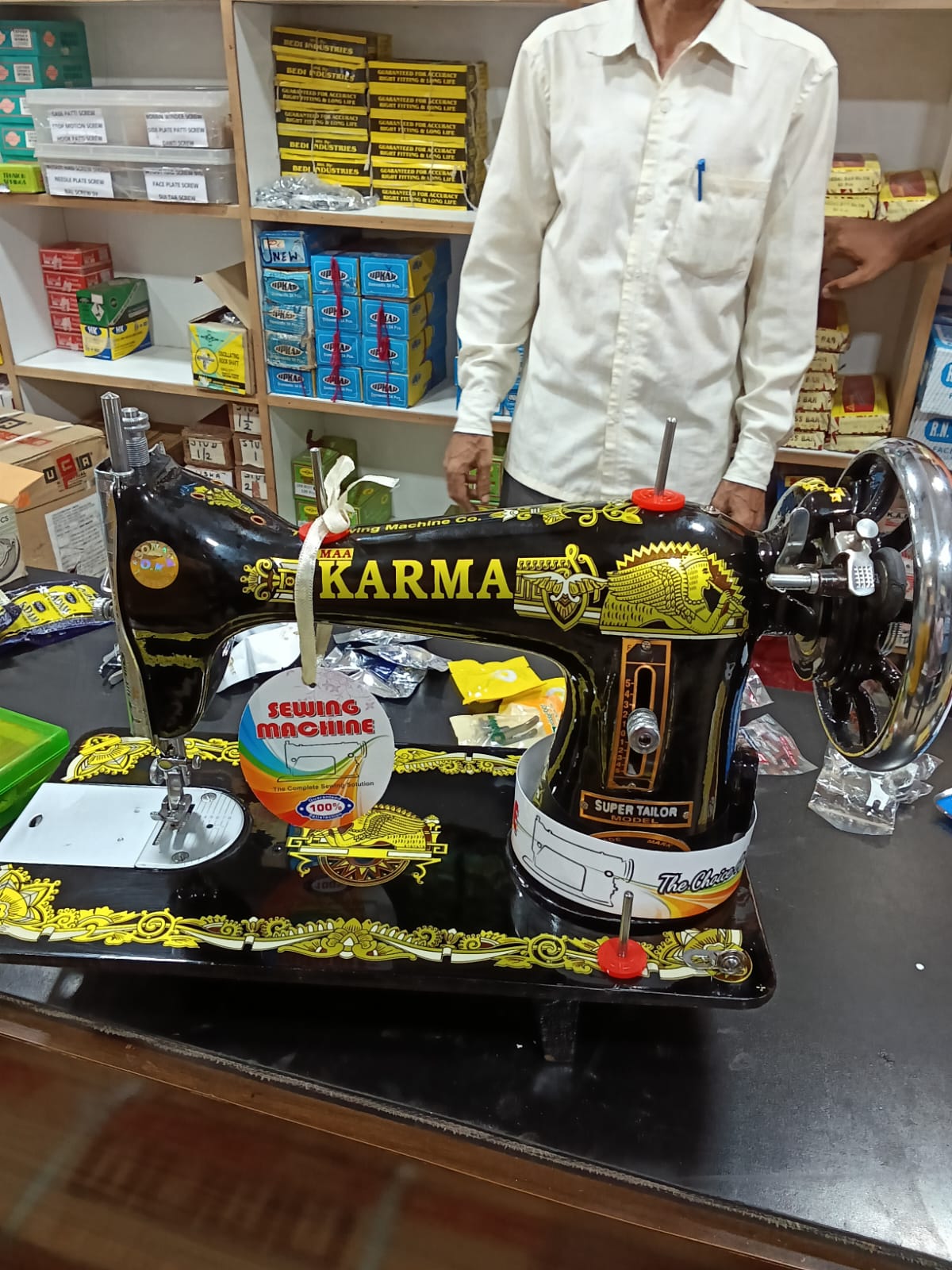 माँ कर्मा सिलाई मशीन और रिपेरिंग शॉप खोरपा